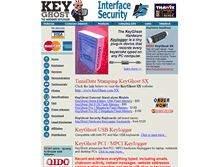 Tablet Screenshot of keyghost.com